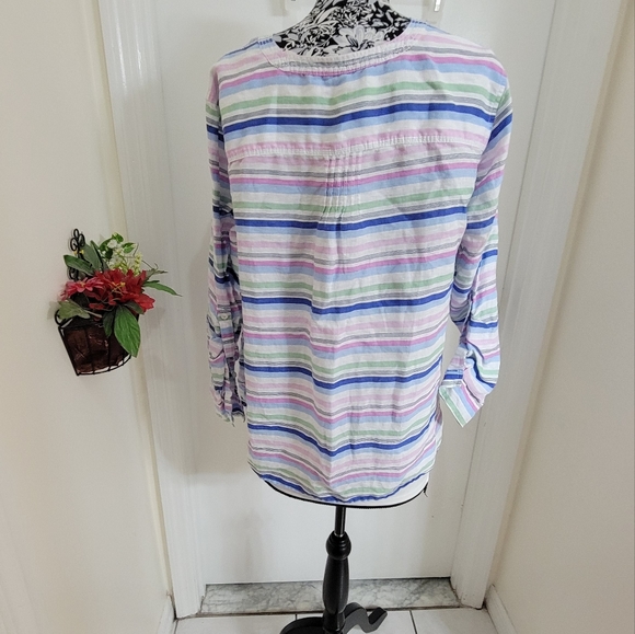 Talbots 100% linen blouse XXL - Picture 7 of 13